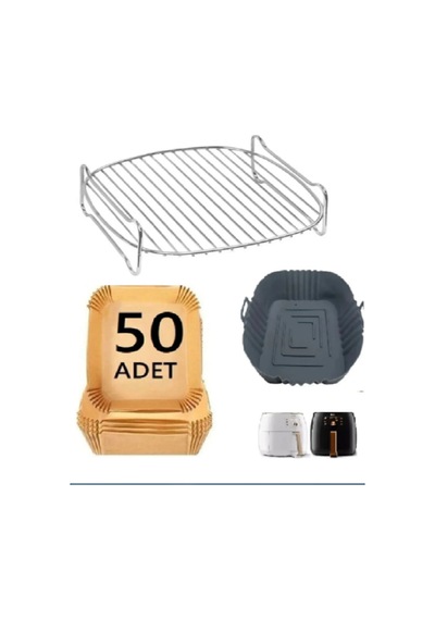 Airfrey Pişirme Aksesuar Seti Silikon Siyah Diğer