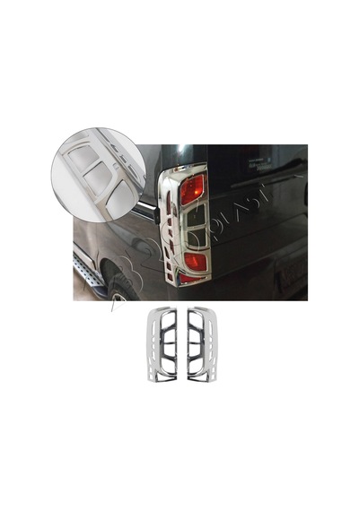 Citroen Nemo Uyumlu 2007-2016 Stop Çerçevesi 2 Parça Abs Krom Kaplama