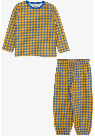 Breeze Girls & Boys Erkek Bebek Pijama Takımı Ekose Desenli 9 Ay-3 Yaş, Karışık Renk-karışık Renk Karışık Renk