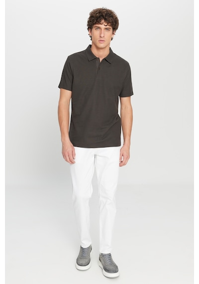 AC&Co / Altınyıldız Classics Erkek Acı Kahve %100 Pamuk Slim Fit Dar Kesim Polo Yaka Jakarlı Triko Tişört Acı Kahve AC&Co / Altınyıldız Classics Erkek Acı Kahve %100 Pamuk Slim Fit Dar Kesim Polo Yaka Jakarlı Triko Tişört Acı Kahve
