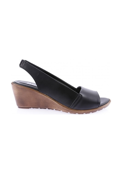 Dgn 7119-22y Kadın Dolgu Taban Sandalet 7119-2027-R1534 Siyah