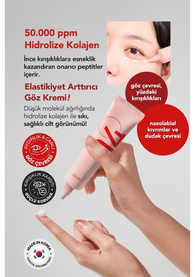 Esfolio Çoklu Peptit ve Kolajen İçeren   Göz Kremi Esfolio Peptide Collagen Eye Cream 30 G