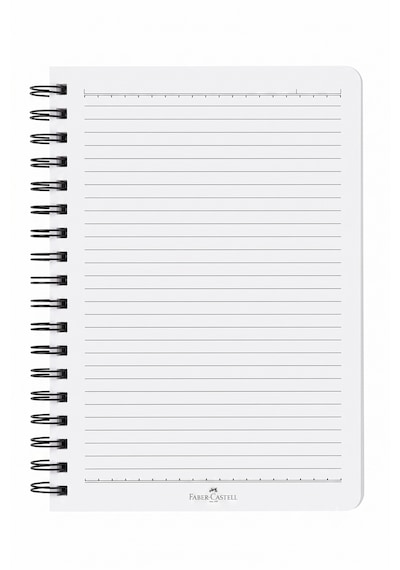 Fc Leo Sert Karton Kapak Spiralli Çizgili Defter Ajanda 17x24 Cm 100 Yp Mor