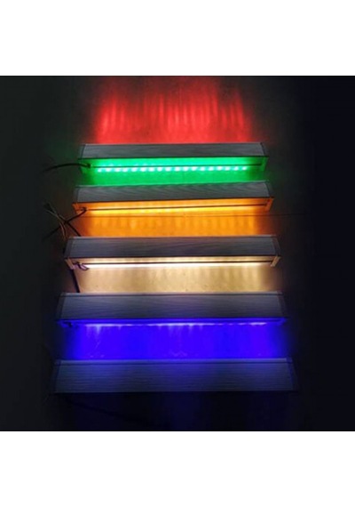 Sıva Üstü Wallwasher Lüks Asil Dekoratif Işık Show Gösteri Aydınlatma Dış Duvar Açık Alan Enerji Tasarruflu Rgb A-1002 20cm 6w Beyaz