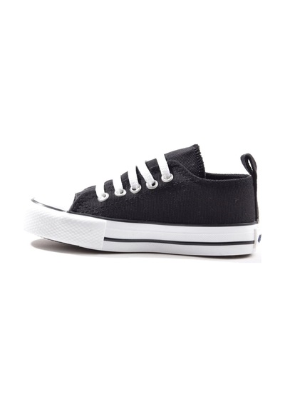Cool Luis Siyah Kısa Unisex Çocuk Lastikli Spor Ayakkabı Siyah