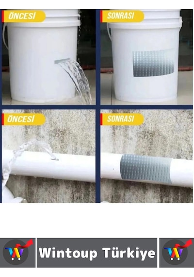 Tamirbandı Suya Neme Küfe Toza Dayanıklı Çok Amaçlı Montaj Onarım Bantı 48 Mm X 10 Metre Altılı Set