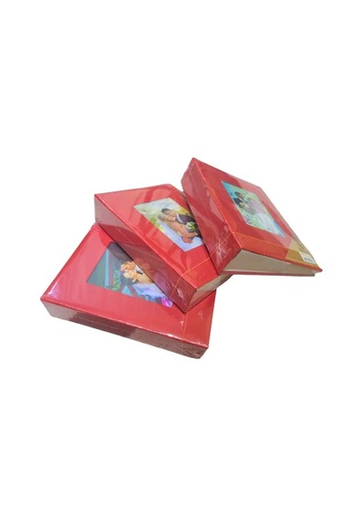 Fotoğraf Resim Albüm 10x15 Cm 200'lük Kırmızı