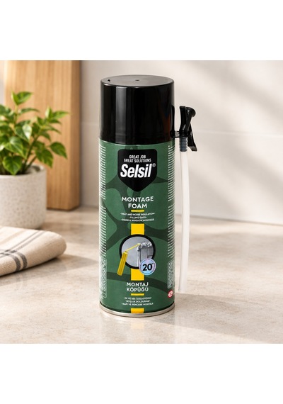 Pu Montaj Köpük 320 G Sarı
