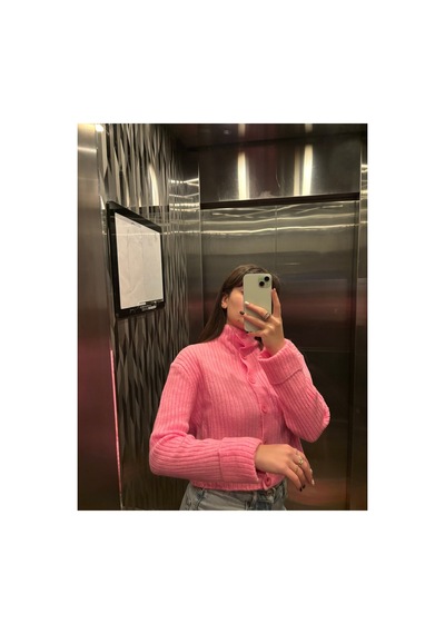 Maison Velora Kadın Pembe Basic Crop Yumuşak Dokulu Dik Yaka Triko Hırka-27aj001 Pembe 923043141 Pembe Maison Velora Kadın Pembe Basic Crop Yumuşak Dokulu Dik Yaka Triko Hırka-27aj001 Pembe 923043141 Pembe