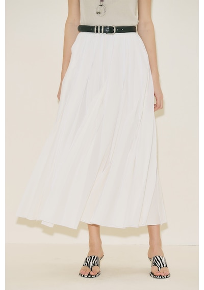 Manuka Zeya Parçalı Etek Ekru Ss26etk00003-02 Ekru