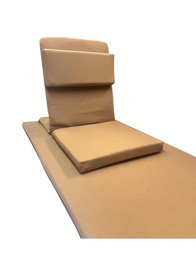 Backjack Meditasyon Sandalyesi Destekli Yer Minderi + 60x180 Kumaş Mat - Backjack 3xl Açık Kahverengi