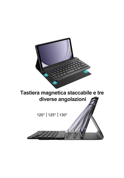 Huawei Matepad Se 10.4'' Bluetooth Özellikli Standlı Kalem Bölmeli Klavyeli Kılıf