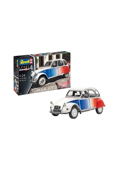Revell Maket Seti Citroen 2Cv Cocorico Level4 1 24