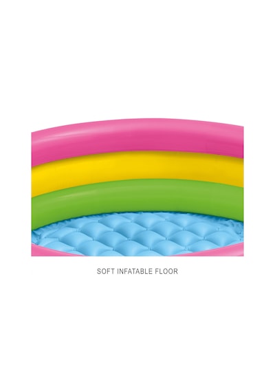 Intex 3 Boğumlu Sunset Bebek Havuzu 86 25 Cm 58924 Çok Renkli