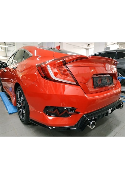 Honda  Cıvıc Fc5 2016-2020 Rıtım Dızayn Arka Sıs Ledı  Kırmızı