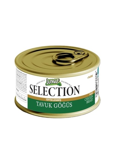 Jungle Selection Konserve 70 Gr Kedi Maması Tavuklu 16'li Paket