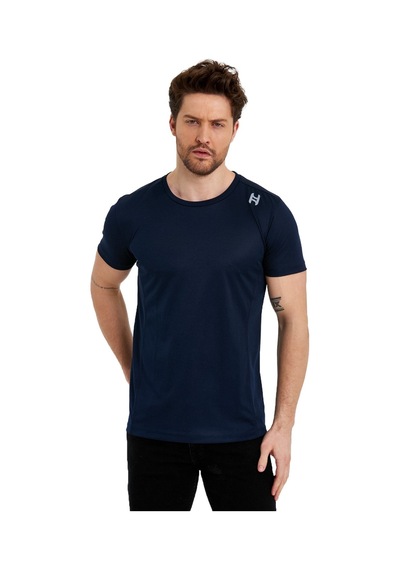 Erkek Spor Reflektör Baskılı Polyester Tişört 001