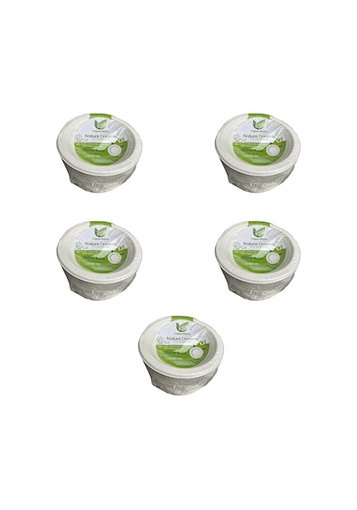 Roll-up Nature Ekolojik Karton Kağıt Tek Kullanımlık Çorba Kasesi - 400 Cc - 50 Adetlik 5 Paket