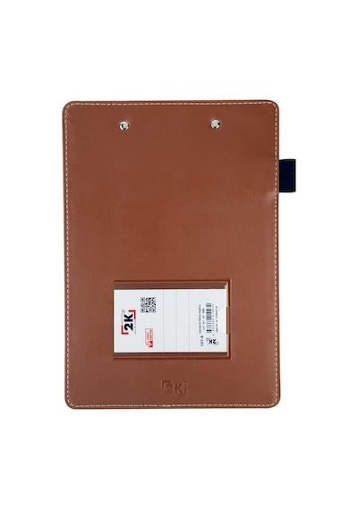 Sekreterlik,a5 Küçük Boy,kapaksız,a5 Clipboard Vegan Suni Deri,17,5x24,5 Cm.,taba