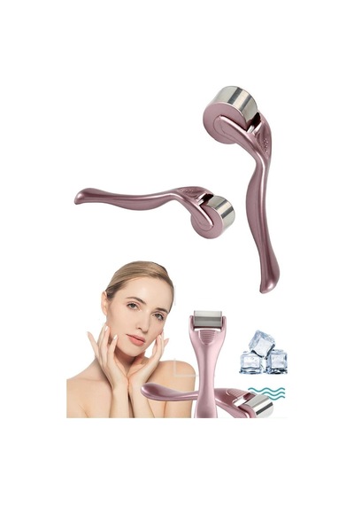 Ice Roller Cilt Sıkılastırıcı Kırısık Giderici Buz Silindirli Yuz Masaj Aleti Karışık
