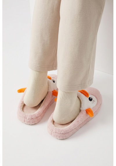 Stwenn Kadın Peluş Ev Terliği Penguen Desenli Kışlık Sıcak Tutan Kapalı Burun Yumuşak Tabanlı Rahat Pandufu Pembe Stwenn Kadın Peluş Ev Terliği Penguen Desenli Kışlık Sıcak Tutan Kapalı Burun Yumuşak Tabanlı Rahat Pandufu Pembe