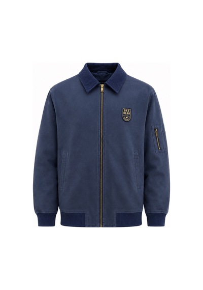 Bad Bear Collar Jacket Navy 26.01.28.010-c07 Lacivert