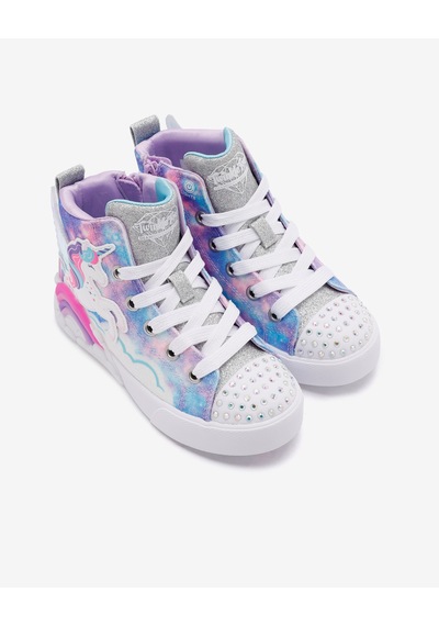 Skechers Twinkle Magic Büyük Kız Çocuk Mor Işıklı Spor Ayakkabı 314325l Lvmt Mor