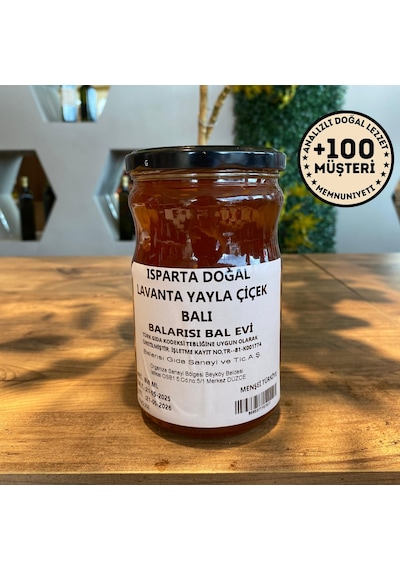 Lavanta Balı 850gr -yöresel Bal