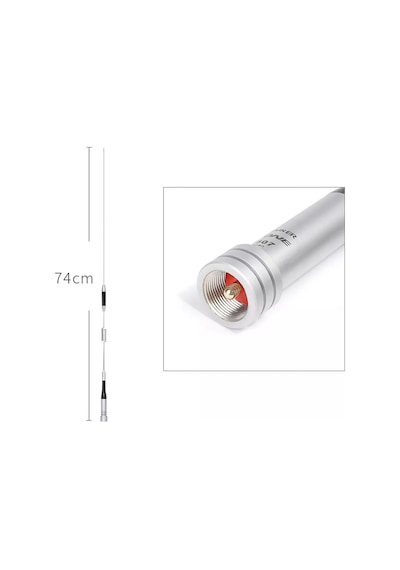 Diamond Sg-M507 Dual Band Anten Gümüş - Gri