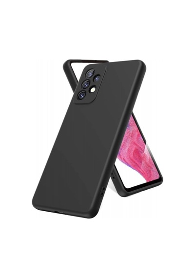 For A72 İle Uyumlu Darbe Emici Esnek Silikon Siyah Lansman Cep Telefonu Kılıf A72 6998