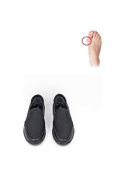 Ceyo 9925-48 Erkek Comfort Ayakkabı - Siyah Siyah