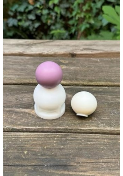 4cm Çap Silikon Mum Kalıbı Çok Renkli