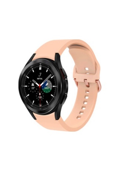 Samsung Galaxy Uyumlu Watch 4 Classic 46mm Krd-50 Silikon Kordon - Pembe