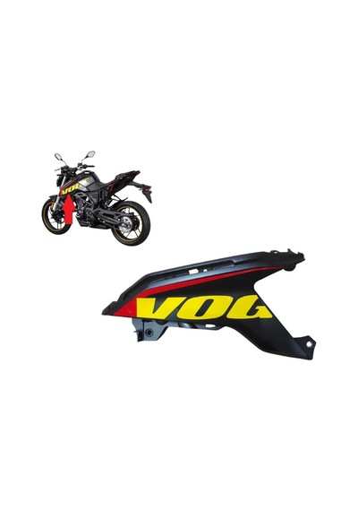Voge R125 Dış Dizlik Sol Siyah Grenaj