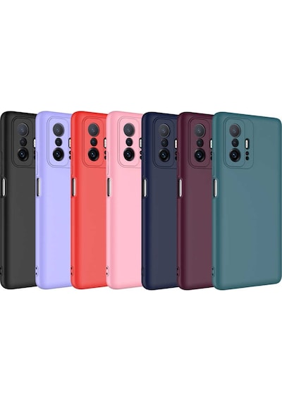 Xiaomi Mi 11T Pro 5G Kilif Mara Lansman Iç Yüzeyi Kadife Kilif 562840007