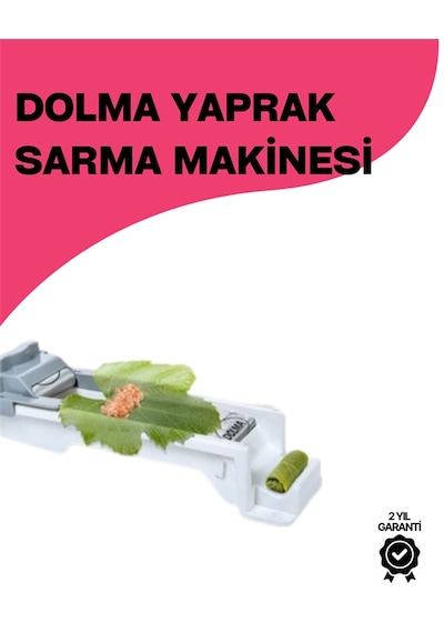 Ev Tipi Yaprak Sarma Aparatı Dakikalar İçinde Tepsi Tepsi Sarma Hazırlayın - Lisinya Beyaz