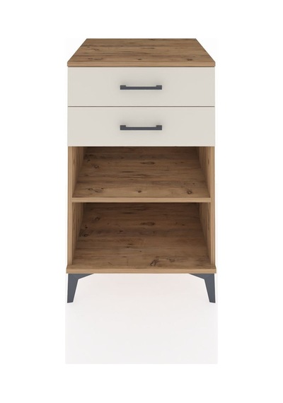 Kronos Komodin Tek Raflı 2 Çekmeceli 60x59x96 Çam-aytaşı Atlas Çam