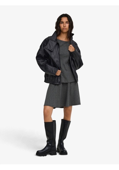 Only Onlvanı L/s Faux Leather Jacket Pnt Kadın Siyah Mont - 15380880