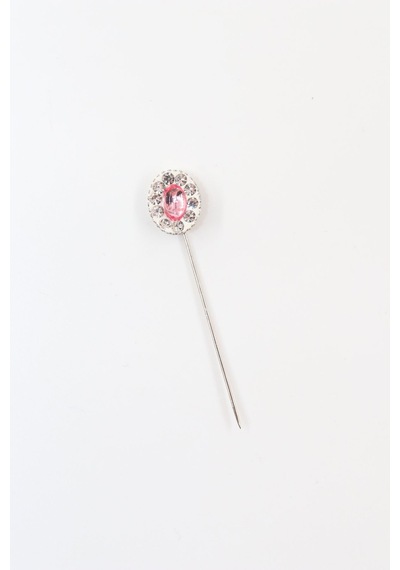 Numetal 4lü Pembe Kristal Taşlı Eşarp İğnesi. Şal İğnesi. Türban İğnesi. Başörtü İğnesi. Eşarp Ve Şal İğnesi Gümüş