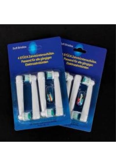 4 Adet Diş Fırçası Yedek Başlığı Oral-B Uyumlu