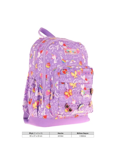 Kaukko Kıds Sırt Çantası Fancy Summer Ad-4003