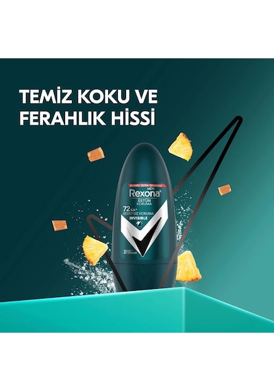 Rexona Invisible 72 Saat Erkek Roll-On Deodorant 50 ML