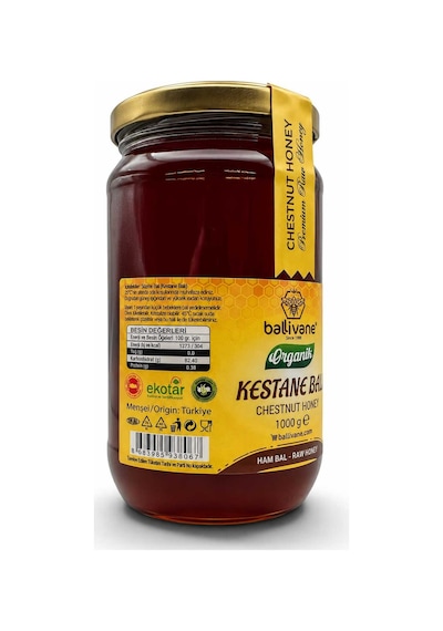 Ballivane Organik Kestane Balı 1 KG