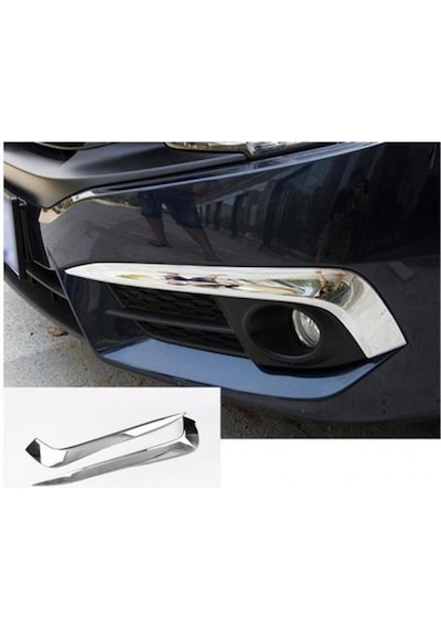Honda Civic Fc5 Ön Sis Kaşı Krom - Fc5 Sis Krom Çıtası 2 Parça