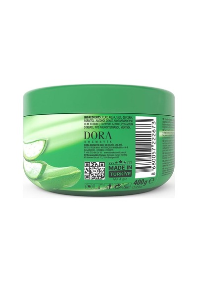 &red Kil Maskesi Yüz Maskesi Aloe Vera İçerikli Killi Yüz Maskesi - 400g