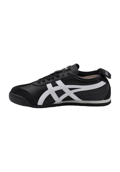 Tayger E-3222 Unisex Deri Sneaker Spor Ayakkabı Siyah / Beyaz Beyaz