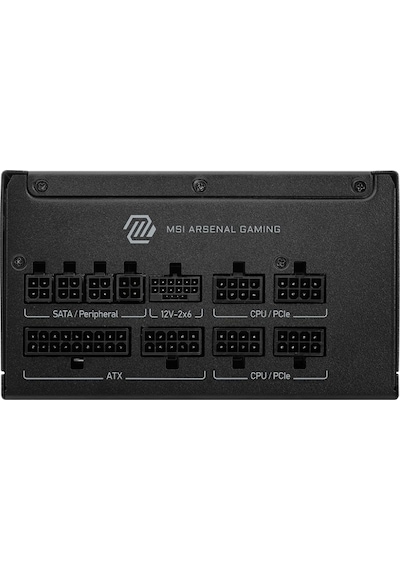 Msı Mag A850gls Pcıe5 Siyah 850w 80+ Gold Full Modüler Power Akak92msı0036