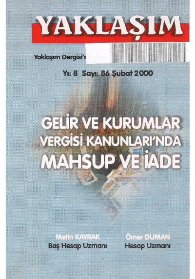 Gelir Ve Kurumlar Vergisi Kanunları'nda Mahsup Ve İade - Metin Kayrak