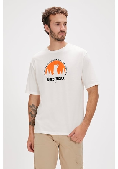 24.01.07.049 Bad Bear Re - Planet Erkek T-shirt Nıght 24yyz6000016 Yz6001 Siyah