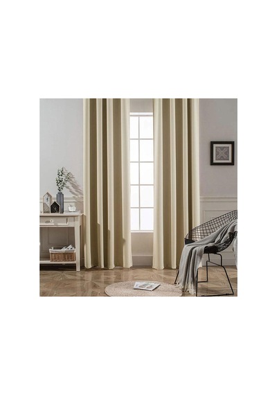 Premier Home Blackout Bej Fon Perde 150 x 260 CM